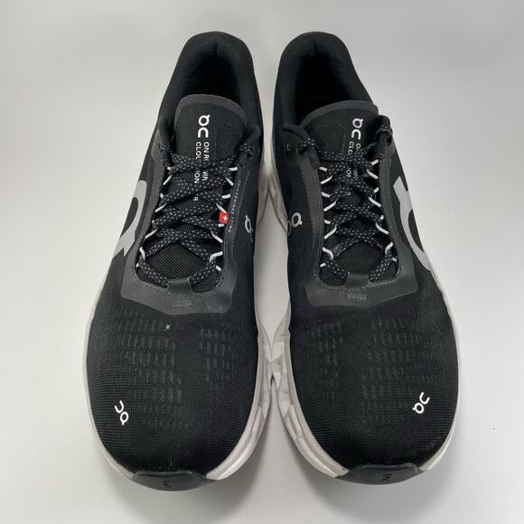 On Cloud Cloudmonster 2 Running Shoes Mens Size 12.5 Black White Frost Athletic - Picture 11 of 11